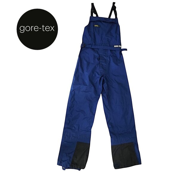 CHLOROPHYLLE Gore-tex vintage bib pants snow  mountaineering ski size Small - Picture 1 of 16